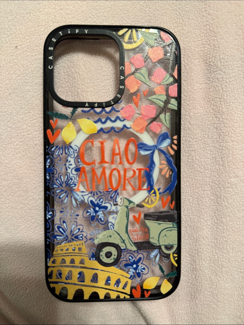 Casetify iPhone 15 PRO MAX Ciao Amore case